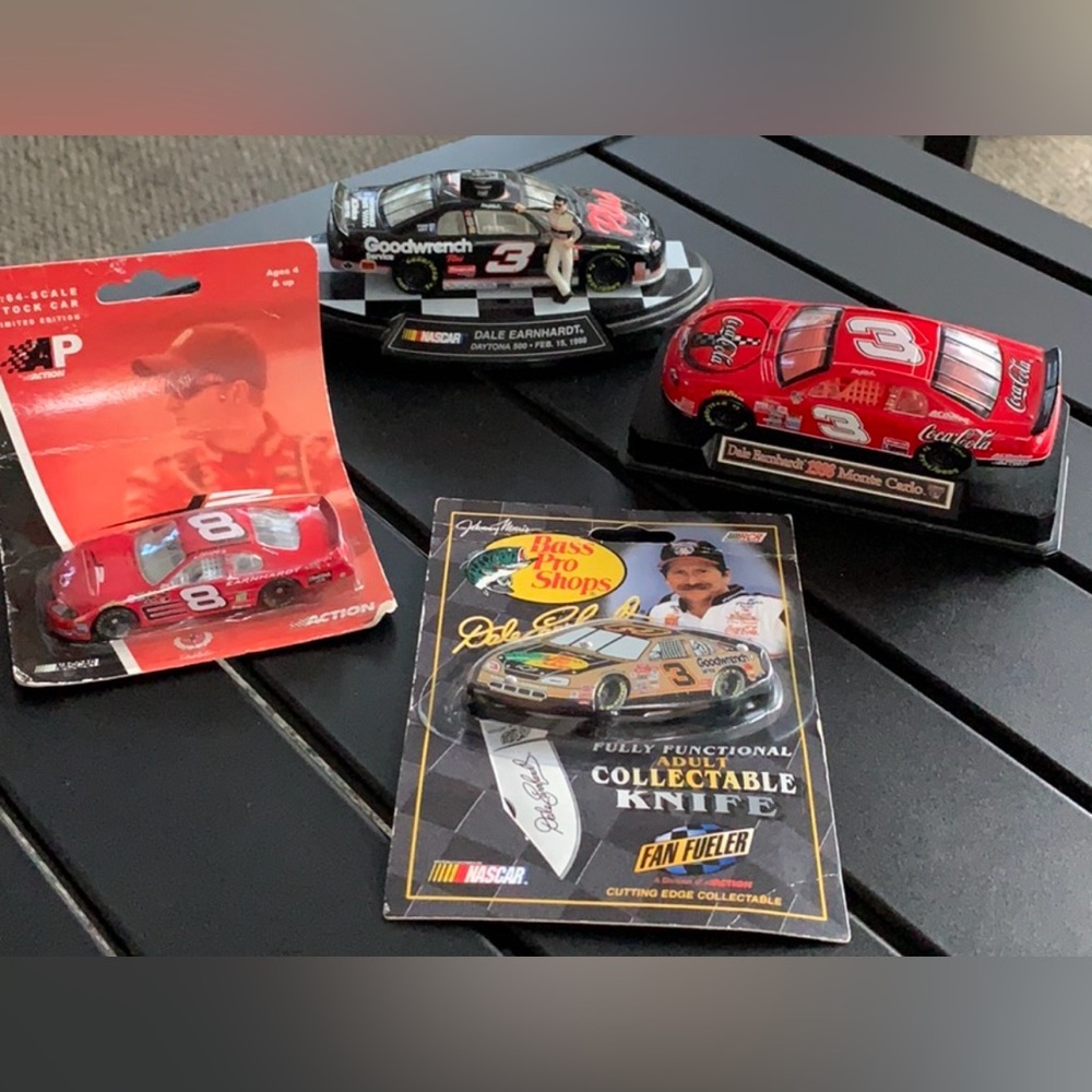 Dale Earnhardt & Earnhardt Jr Vintage Collectors Items-Newspaper from 2-…